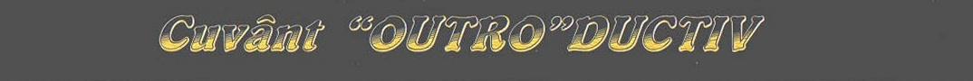 Cuvânt "OUTRO"DUCTIV — banner de titlu