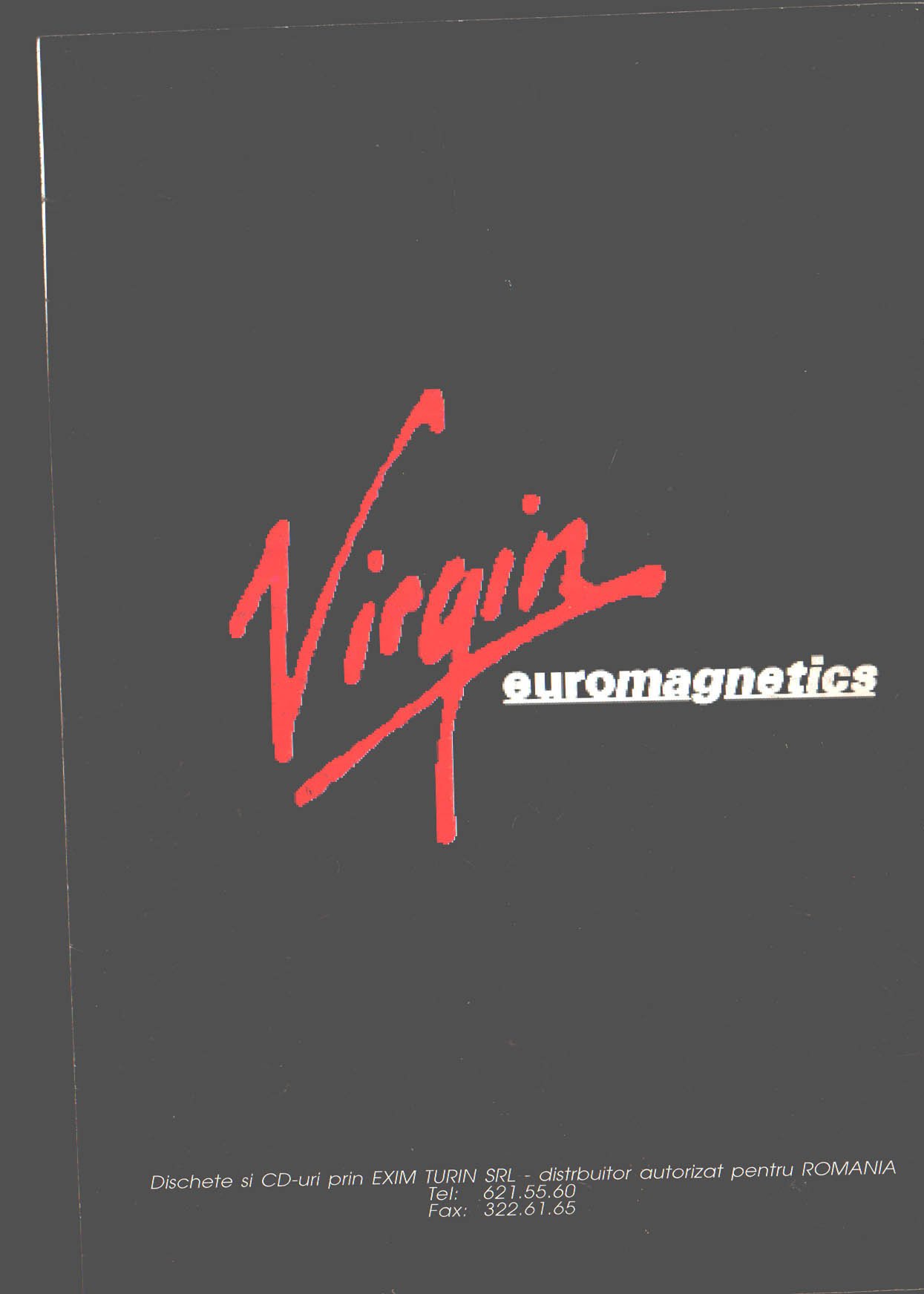 Virgin Euromagnetics advertisement