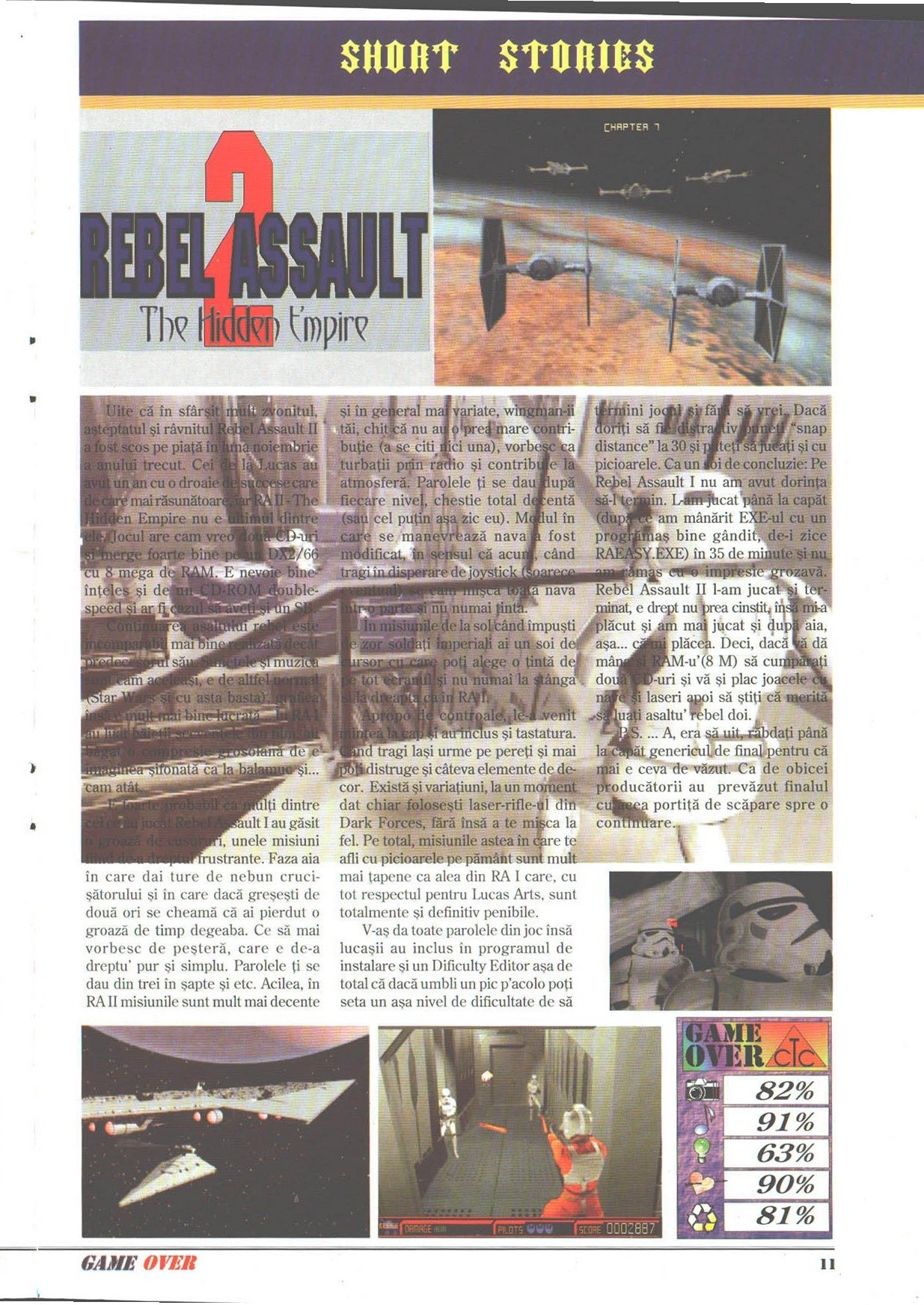 Numărul 1, pagina 13 — Rebel Assault 2: The Hidden Empire