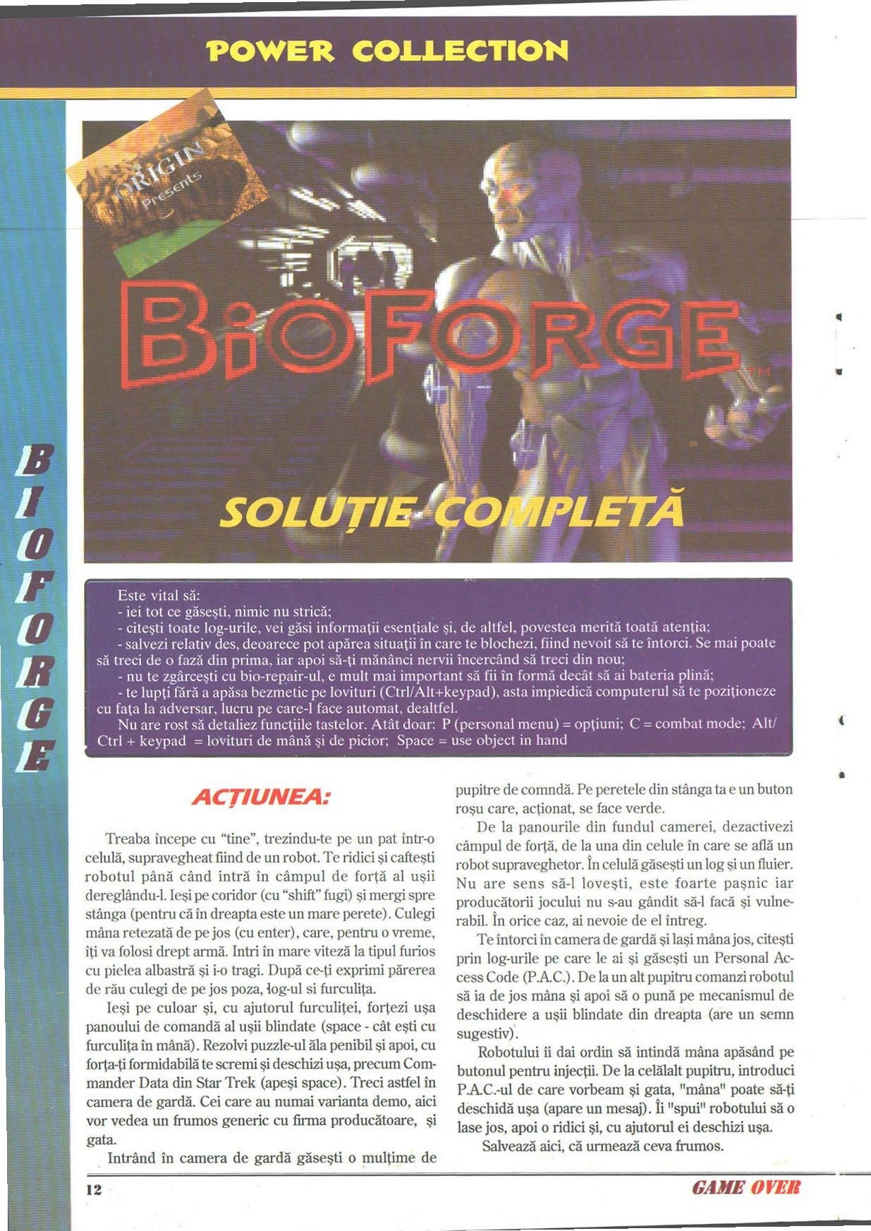 Numărul 1, pagina 14 — Bioforge (solutie completa)