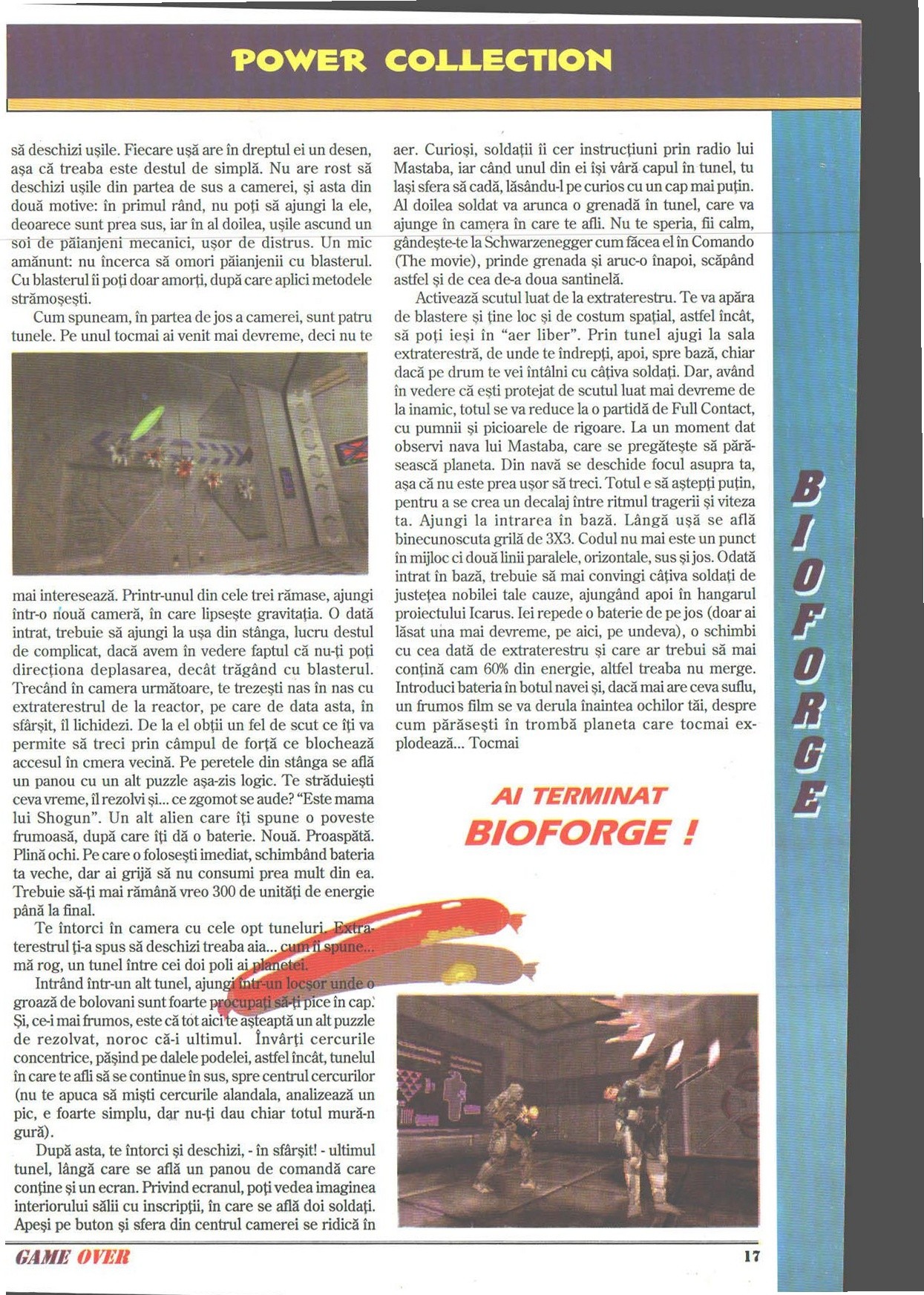 Numărul 1, pagina 19 — Bioforge (solutie completa)