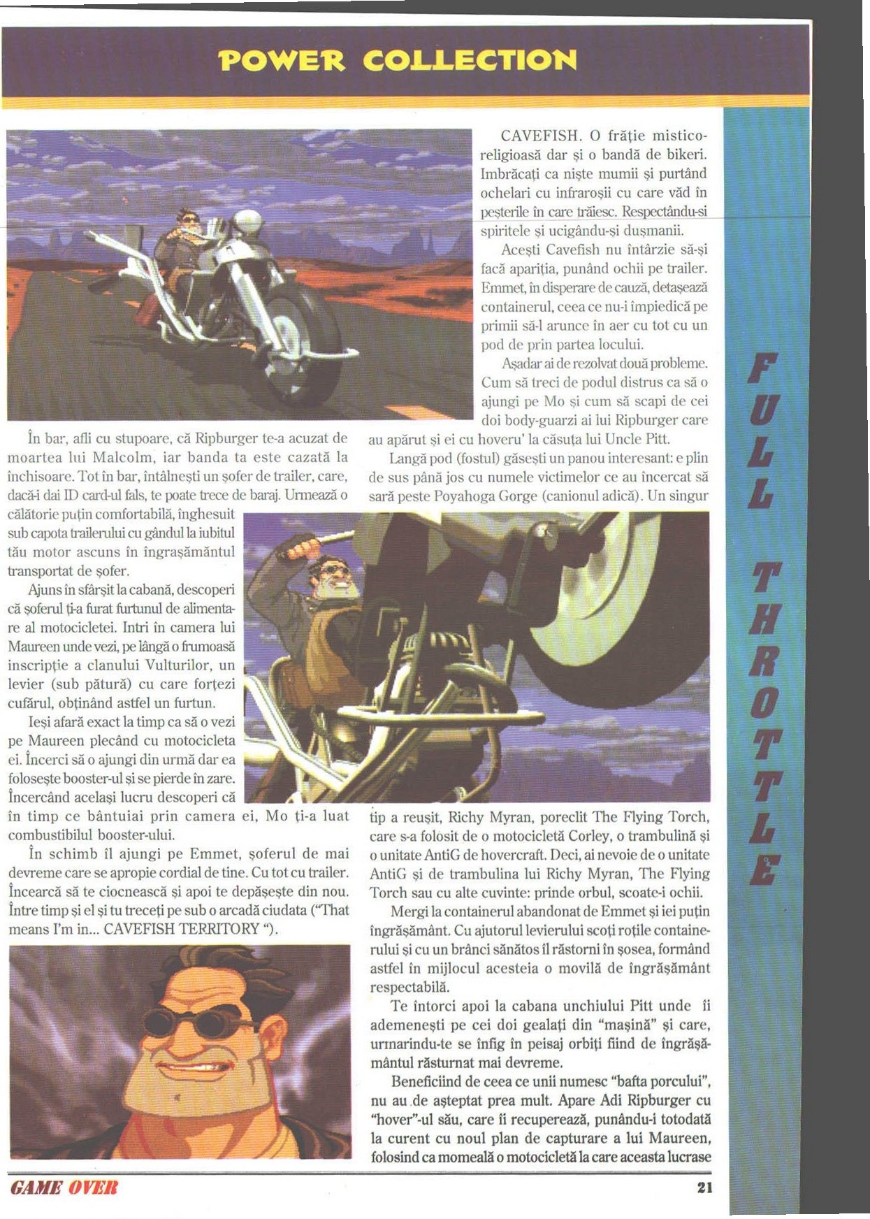 Numărul 1, pagina 23 — Full Throttle (solutie completa)