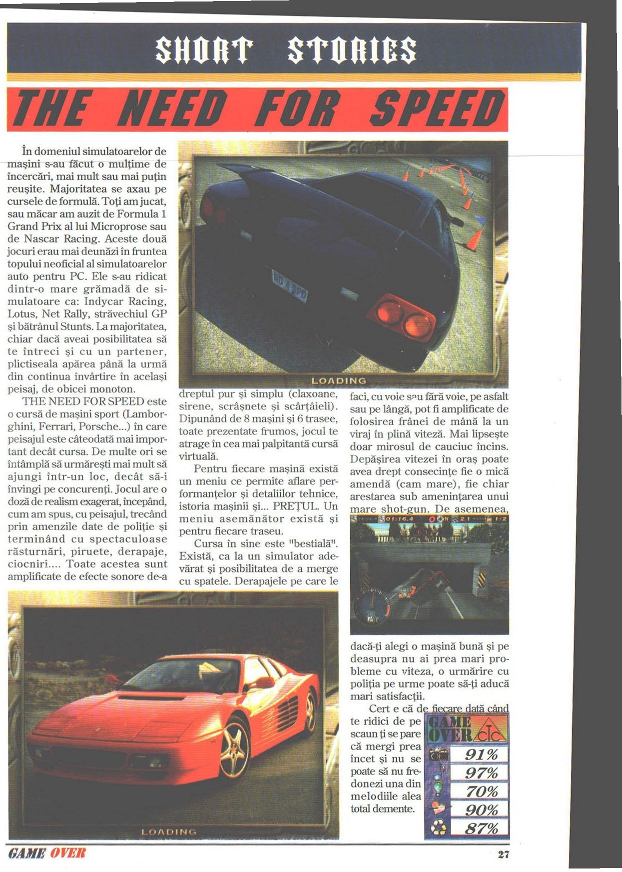 Numărul 1, pagina 29 — The Need for Speed