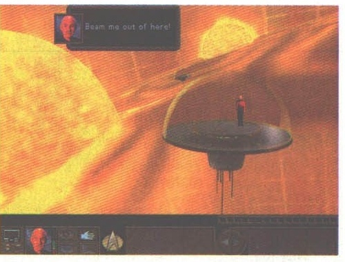 „Beam me out of here!” — suprafața planetei