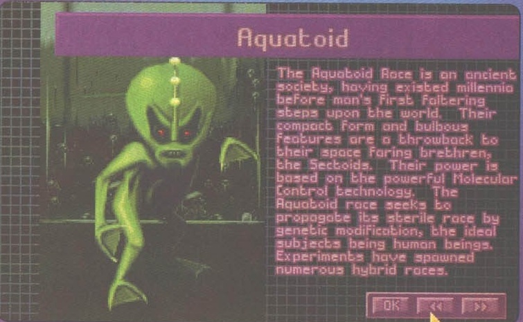 Aquatoid — fișa din Ufopedia