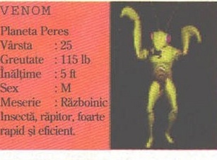 VENOM — fișa luptătorului