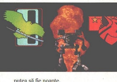 Emblemele celor două clanuri: Jade Falcon și Wolfs