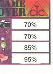 Caseta GAME OVER CTC — 70/70/85/95