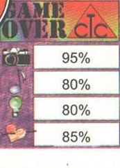 Caseta GAME OVER CTC — 95/80/80/85