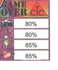 Caseta GAME OVER CTC — 80/80/85/85