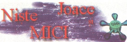 Niște Joace și MICI — titlul rubricii