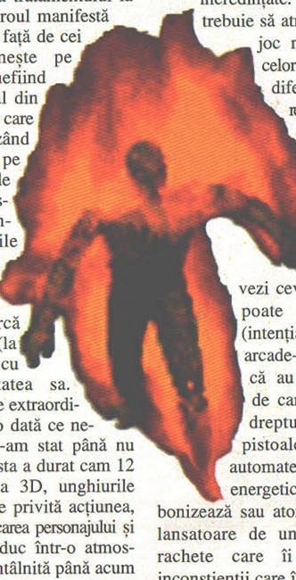 Explozie — ilustrație în jurul căreia curge textul