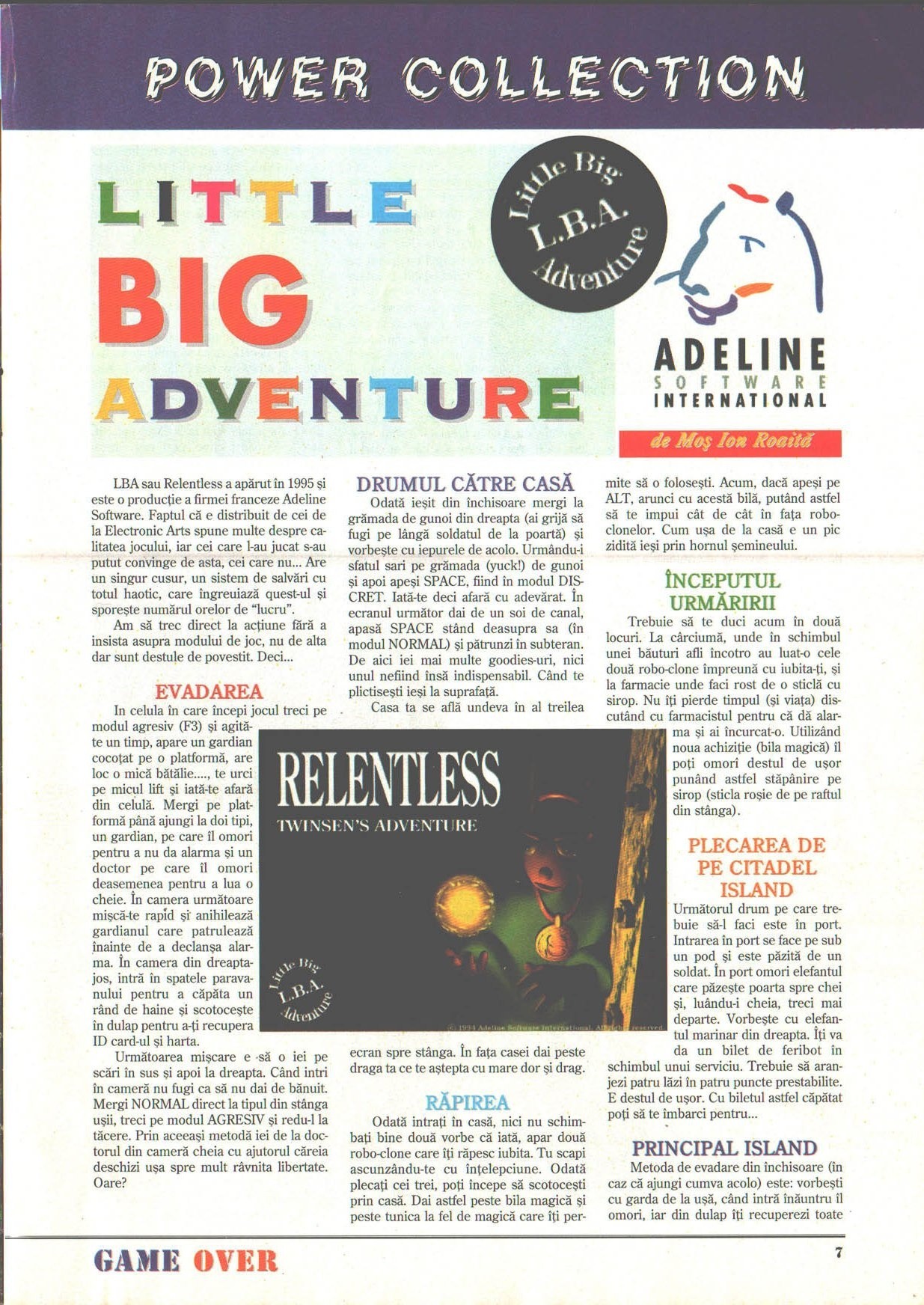 Numărul 2, pagina 9 — Little Big Adventure (solutie completa)