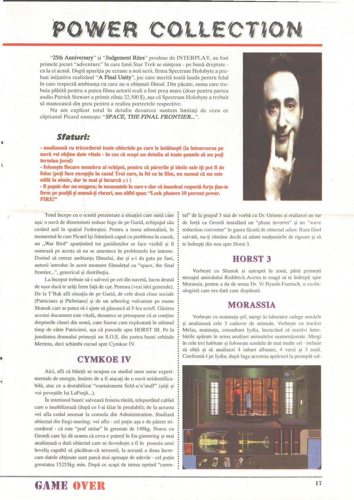 Numărul 2, pagina 19 — Star Trek: The Next Generation - A Final Unity (solutie)
