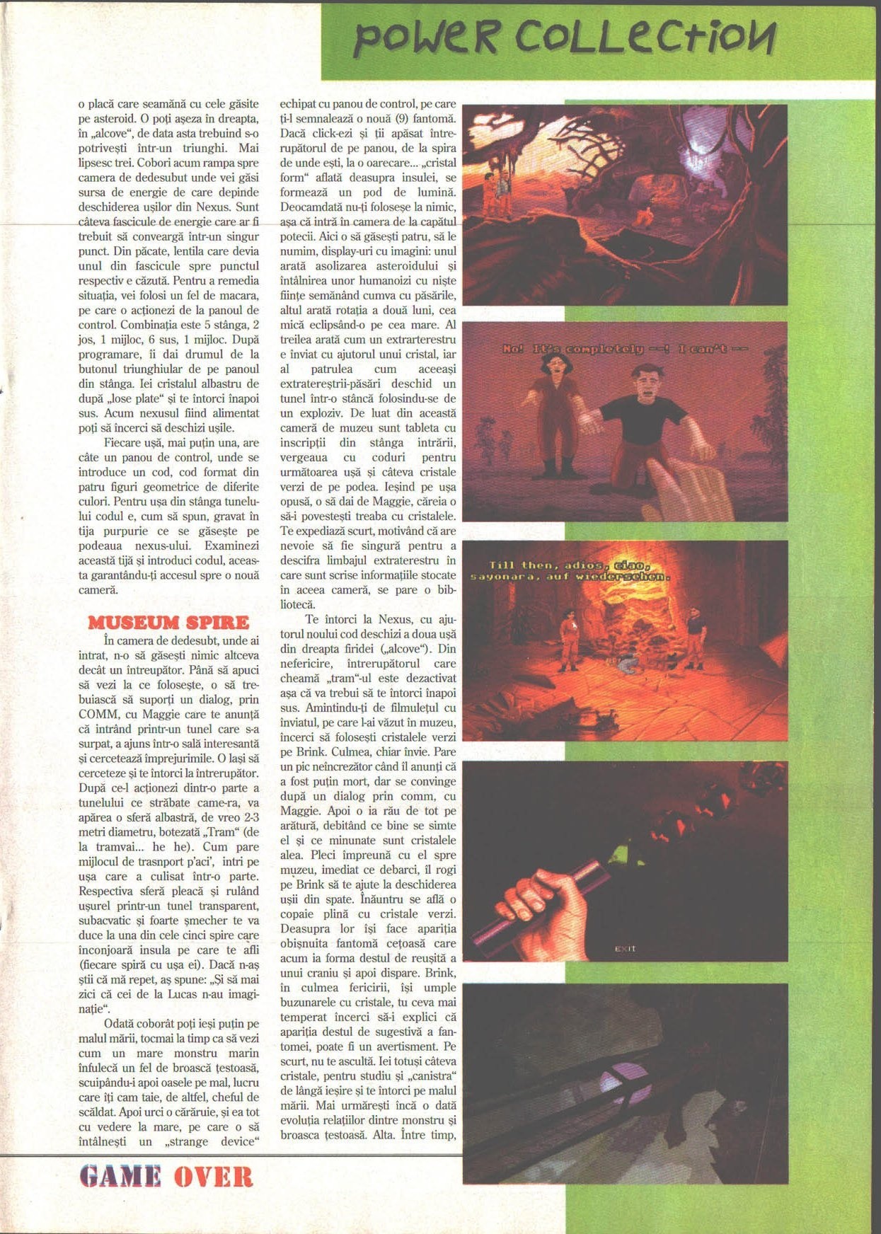 Numărul 2, pagina 29 — The Dig (solutie completa)