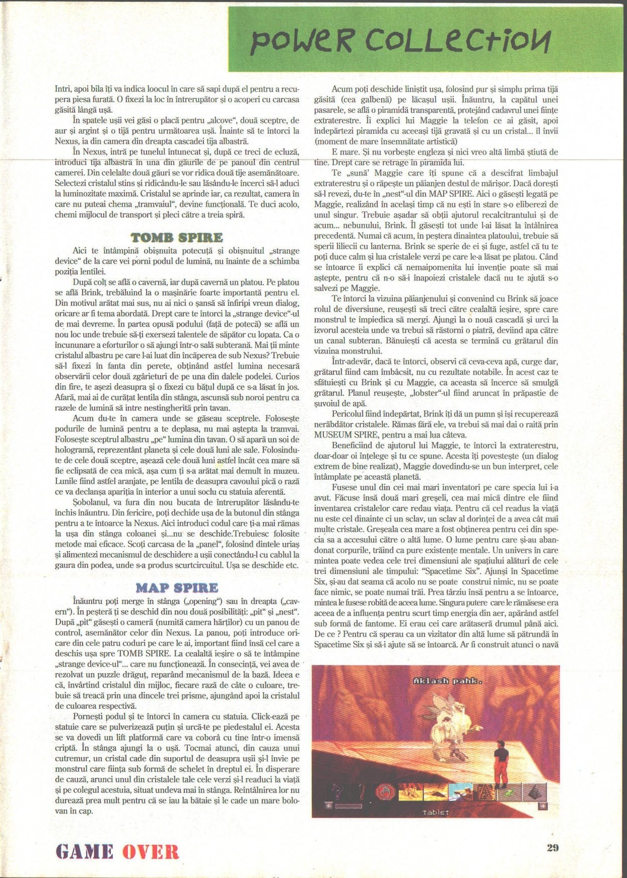 Numărul 2, pagina 31 — The Dig (solutie completa)