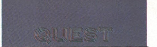 QUEST genre tag, top-right of the page header