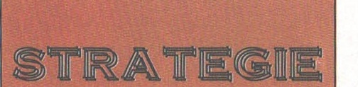 STRATEGIE genre tag, top-left of the page header
