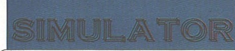 SIMULATOR genre tag, top-left of the page header