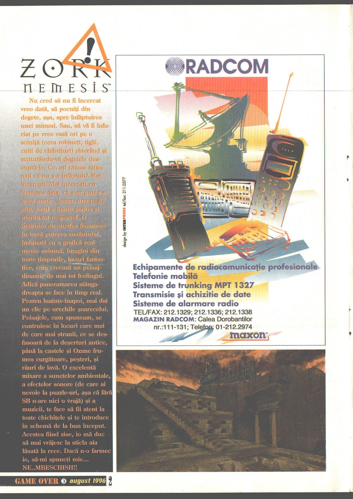 Numărul 3, pagina 4 — Zork Nemesis