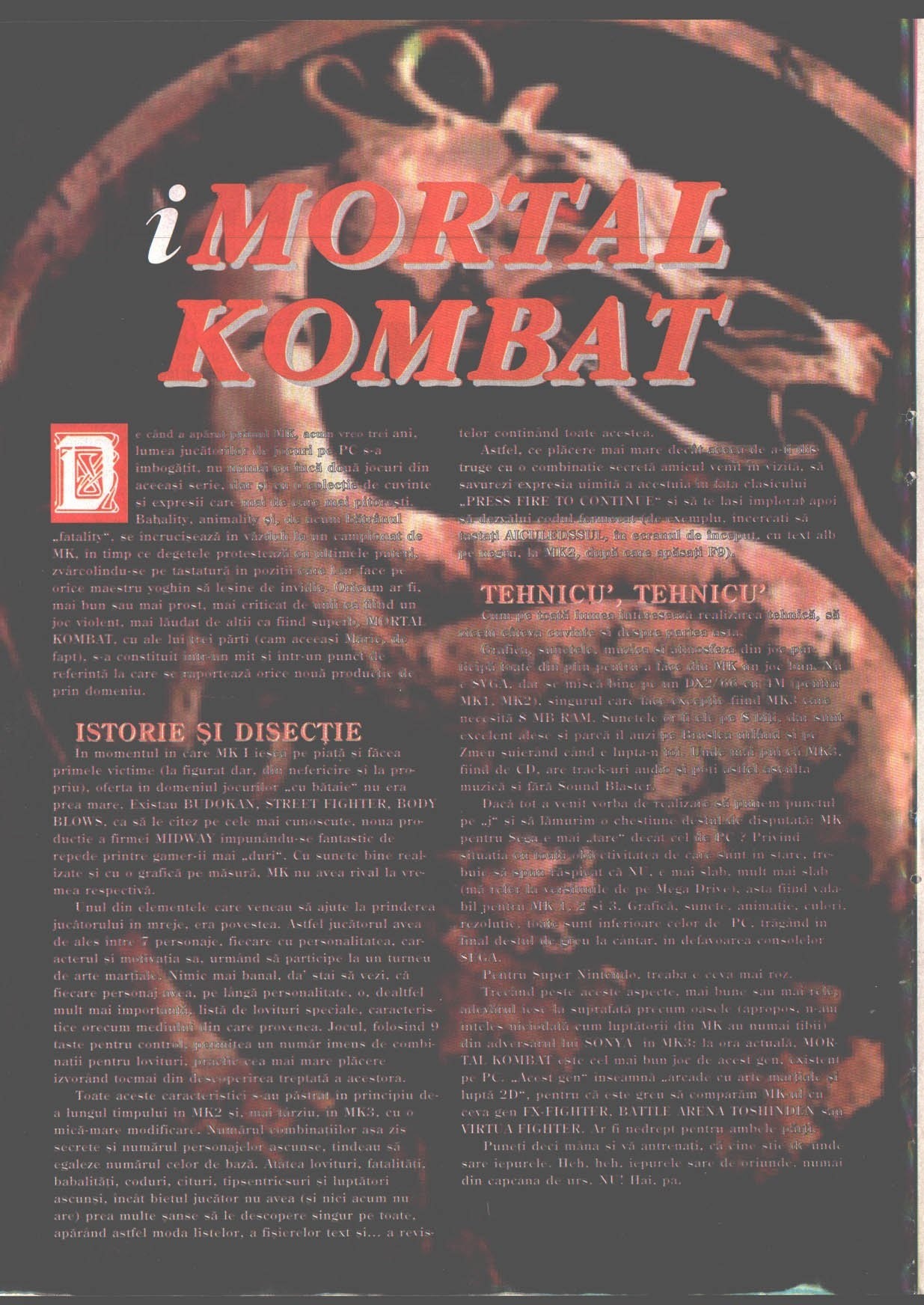 Numărul 3, pagina 14 — iMortal Kombat