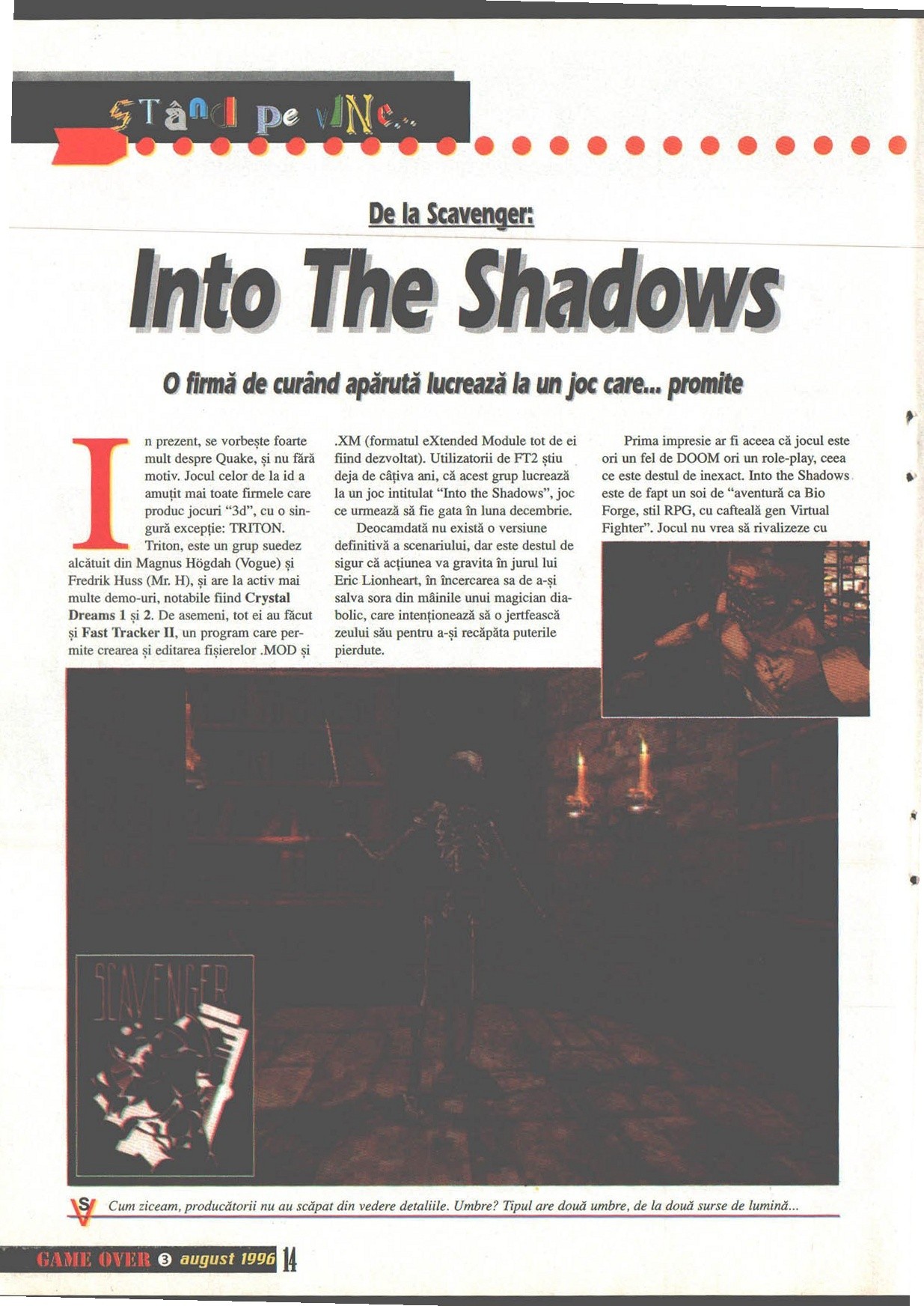 Numărul 3, pagina 16 — Into the Shadows