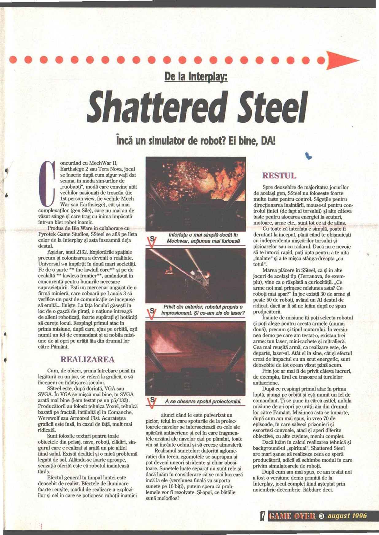 Numărul 3, pagina 19 — Shattered Steel