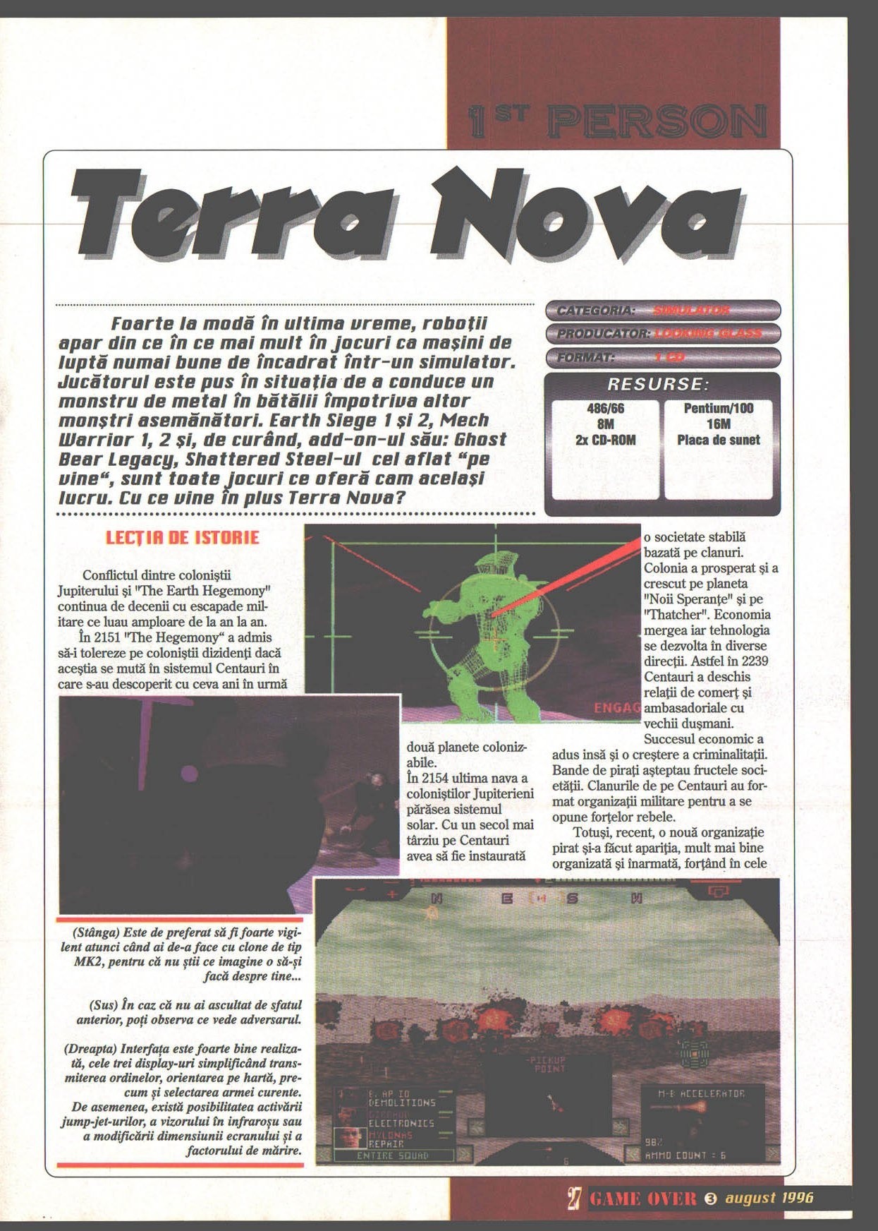 Numărul 3, pagina 29 — Terra Nova: Strike Force Centauri