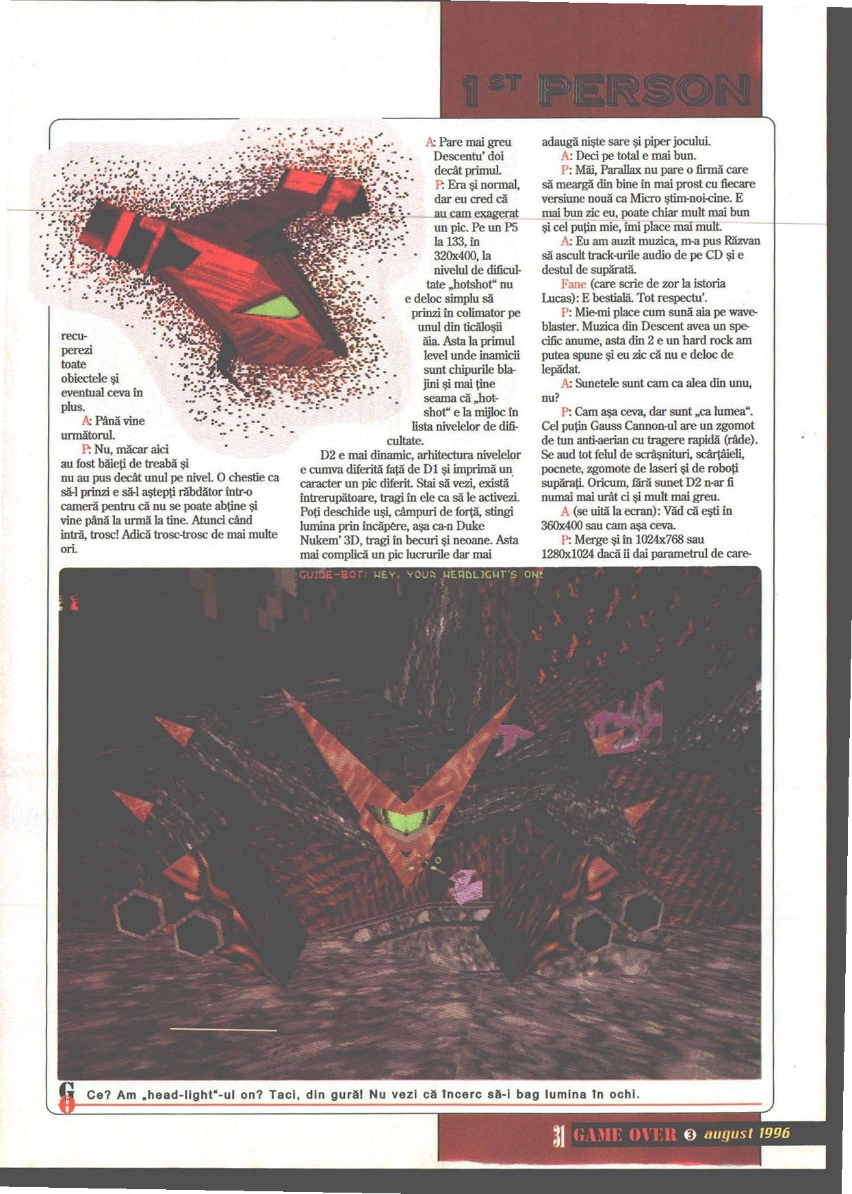 Numărul 3, pagina 33 — Descent II