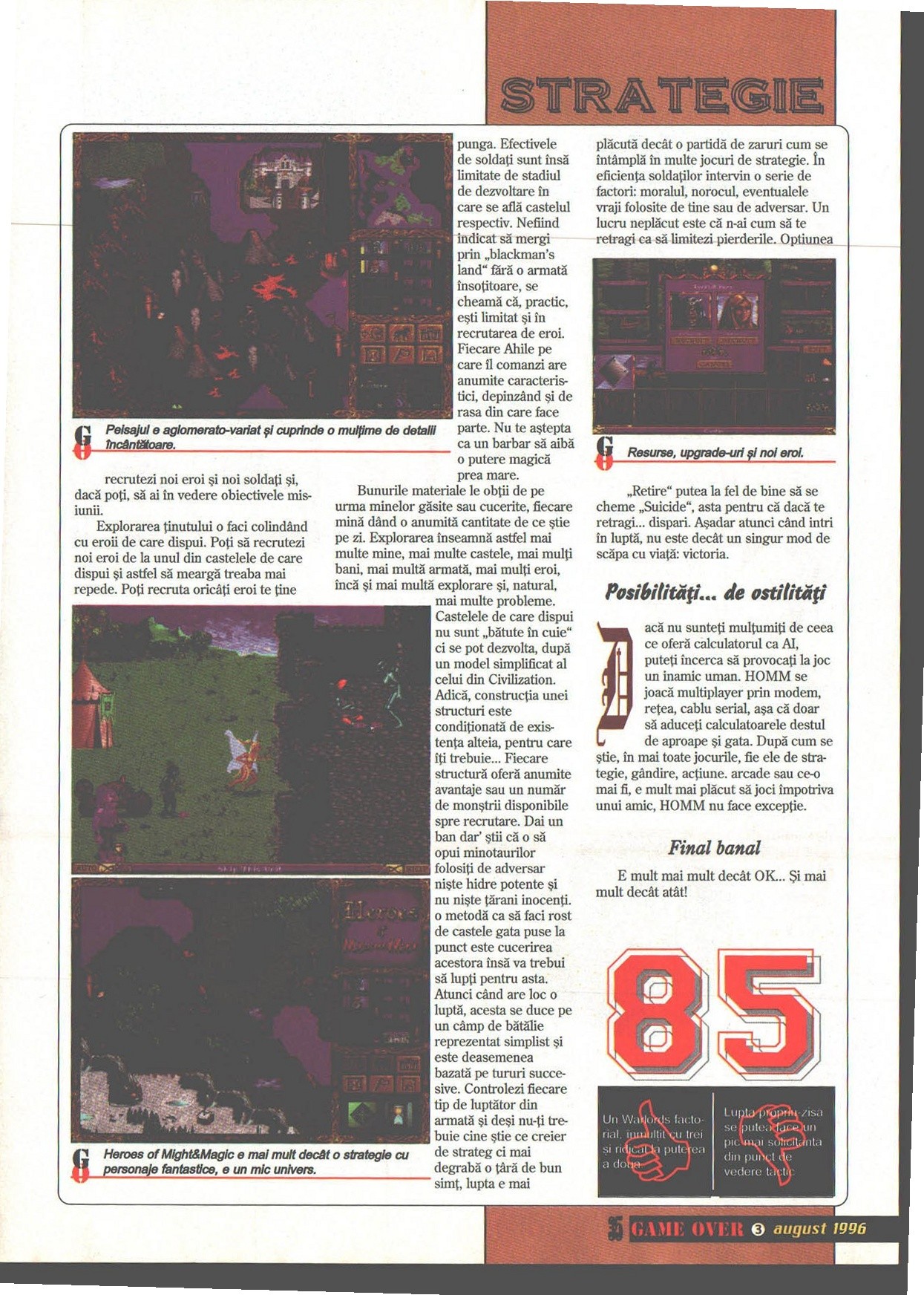 Numărul 3, pagina 37 — Heroes of Might and Magic