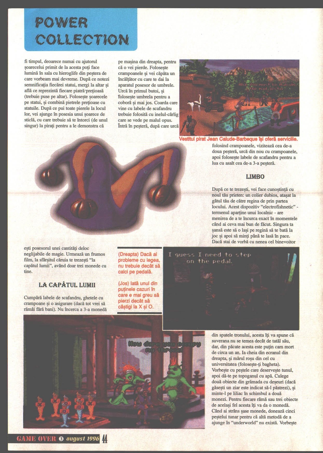 Numărul 3, pagina 46 — Legend of Kyrandia 3 (solutie completa)