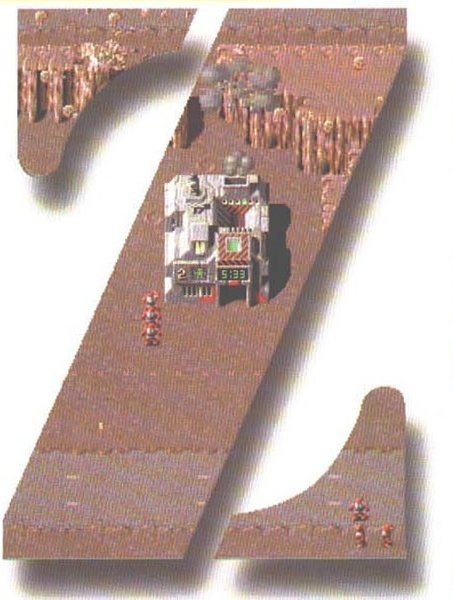 Z title-logo lettering with an in-game battle screenshot inset