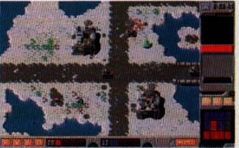 Split-screen overview of the four-quadrant map