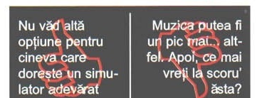 Reader-style verdict comment boxes