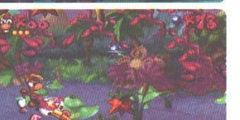 Gameplay screenshot with red enemies