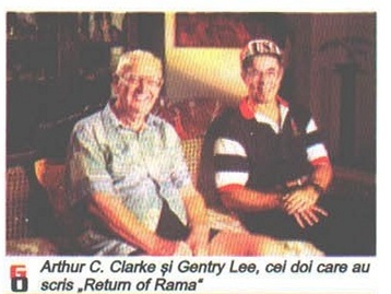 Arthur C. Clarke și Gentry Lee, cei doi care au scris „Return of Rama"