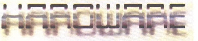 HARDWARE section title lettering