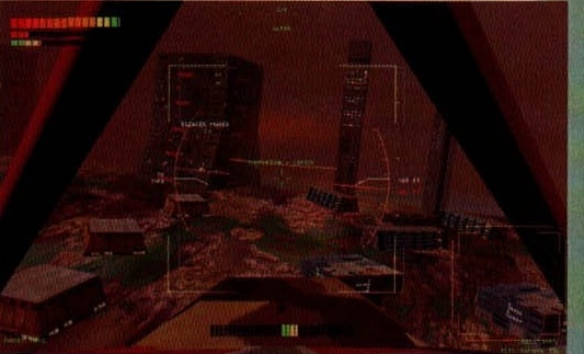 Cockpit deasupra orașului-crater