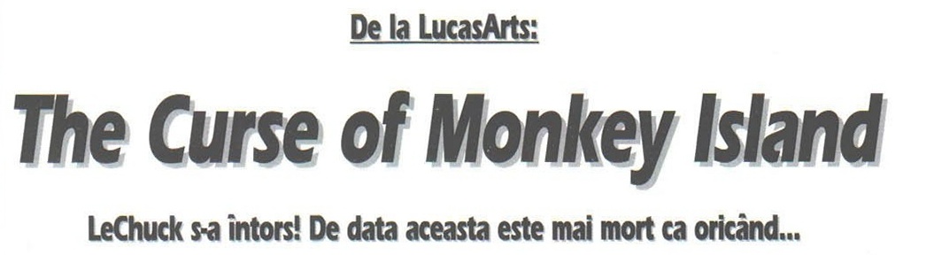 De la LucasArts: The Curse of Monkey Island — LeChuck s-a intors! De data aceasta este mai mort ca oricând...