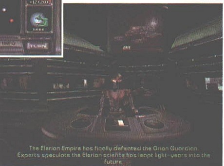 The Elerion Empire has finally defeated the Orion Guardian. Experts speculate the Elerion science has leapt light-years into the future.