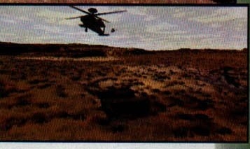 Elicopter deasupra unui peisaj deșertic