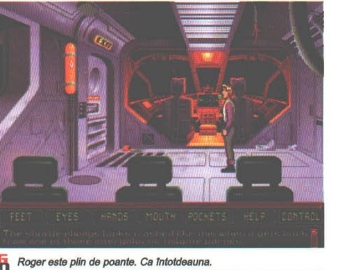 Roger este plin de poante. Ca întotdeauna.