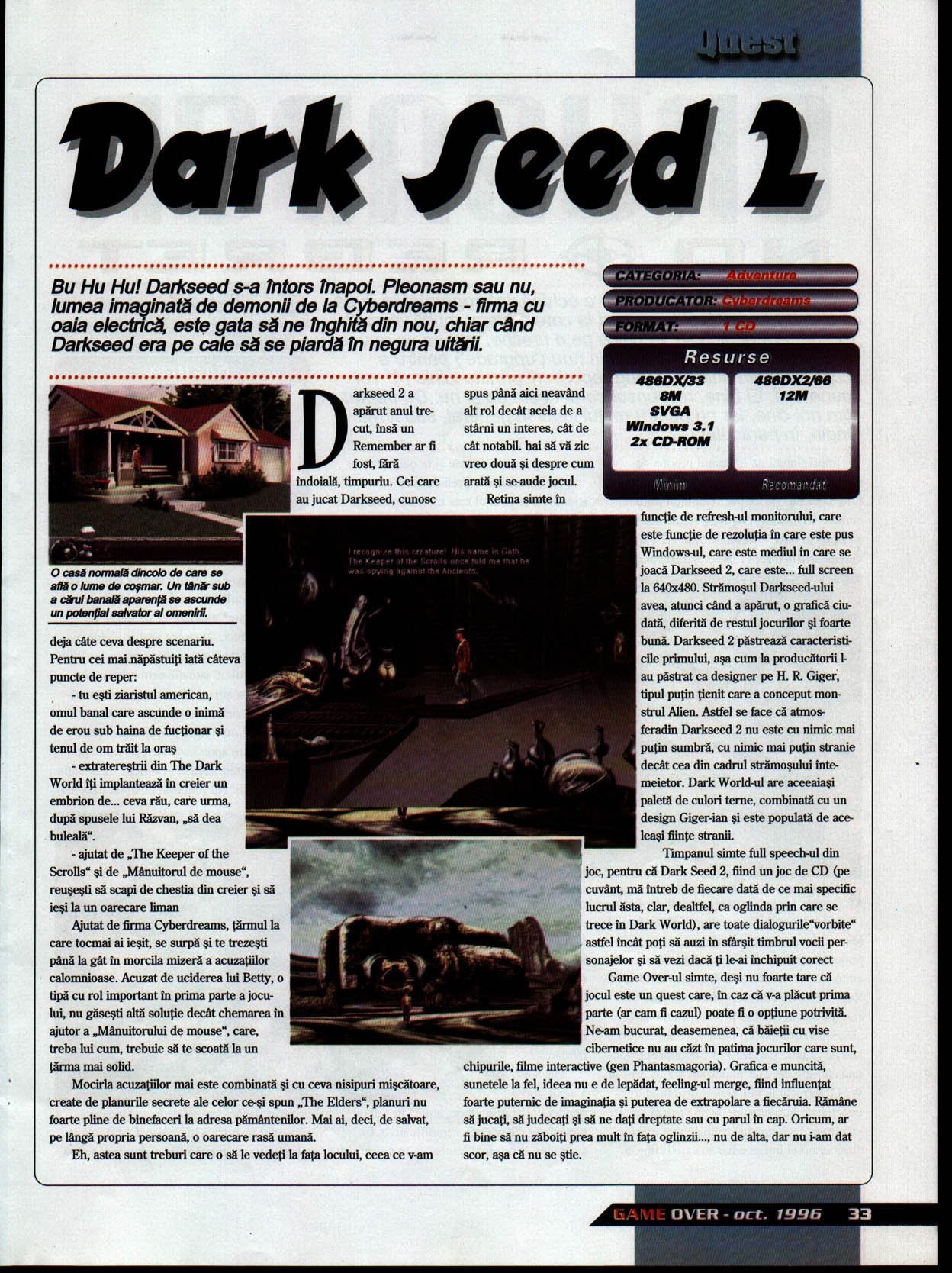 Numărul 4, pagina 35 — Dark Seed II
