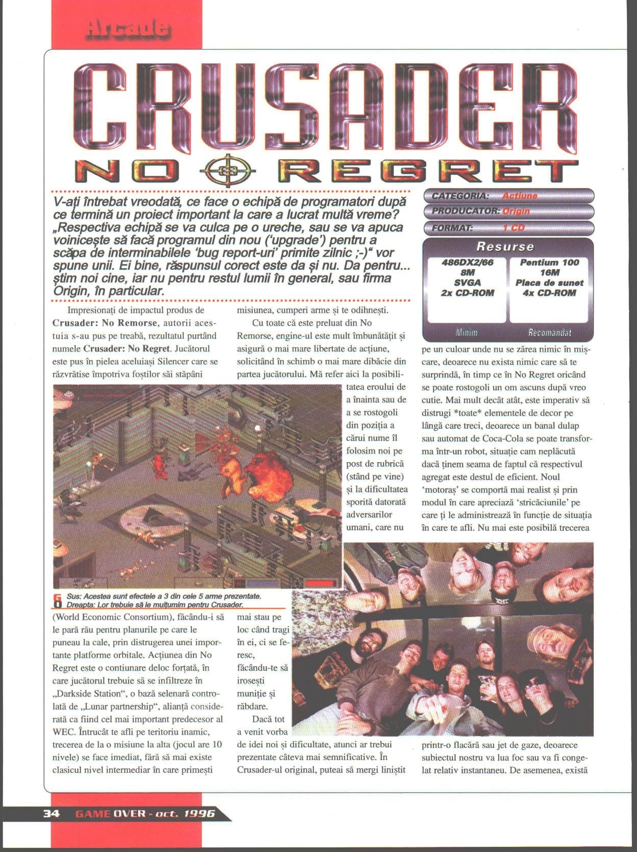 Numărul 4, pagina 36 — Crusader: No Regret