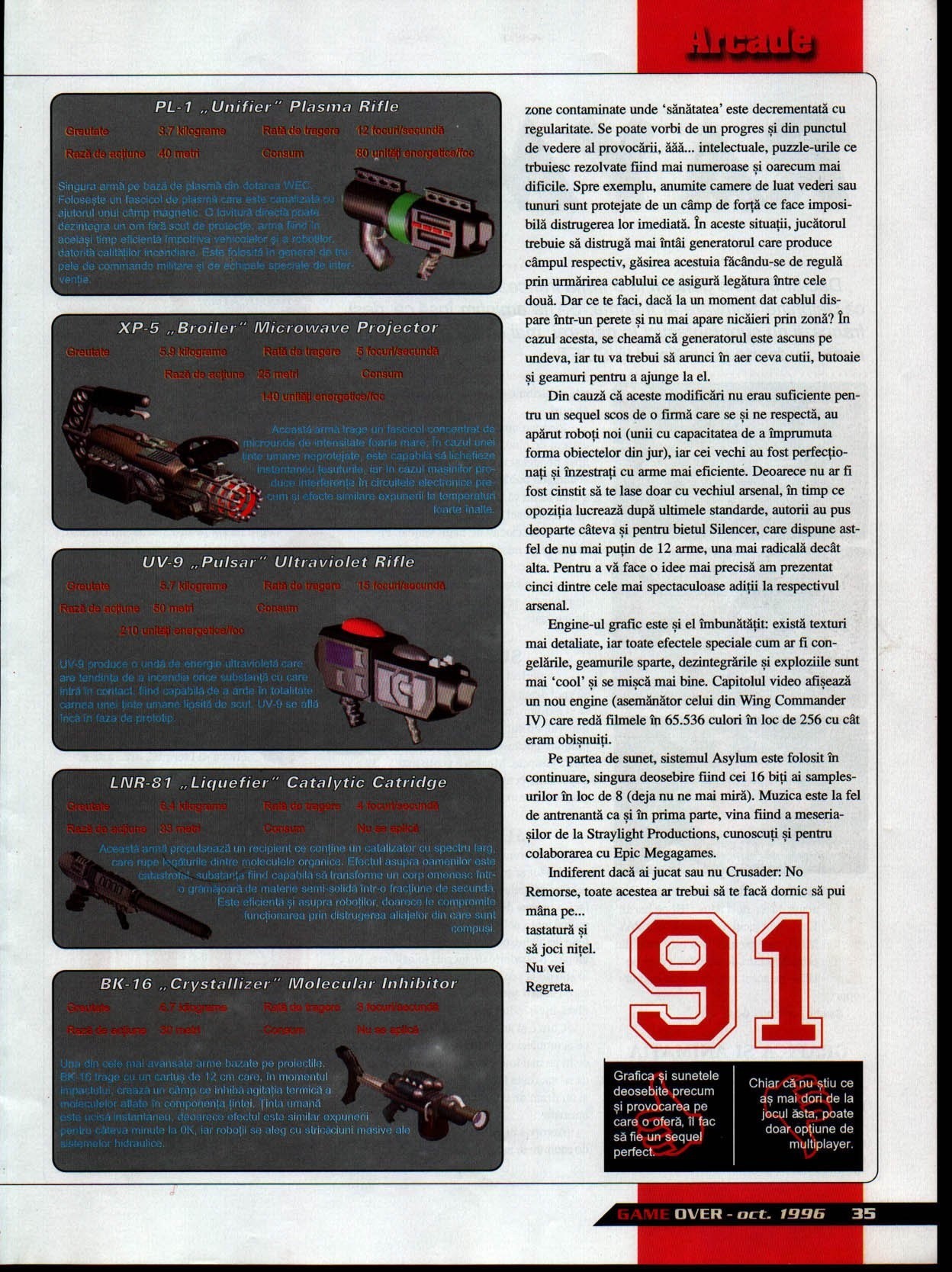Numărul 4, pagina 37 — Crusader: No Regret