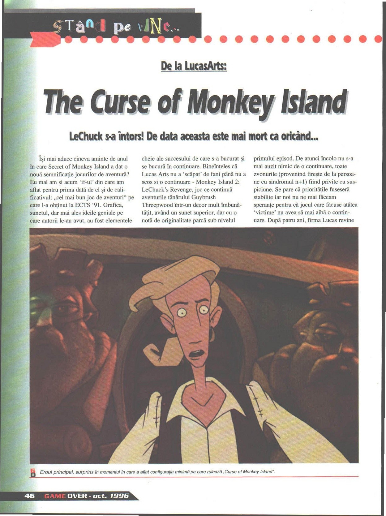 Numărul 4, pagina 48 — The Curse of Monkey Island