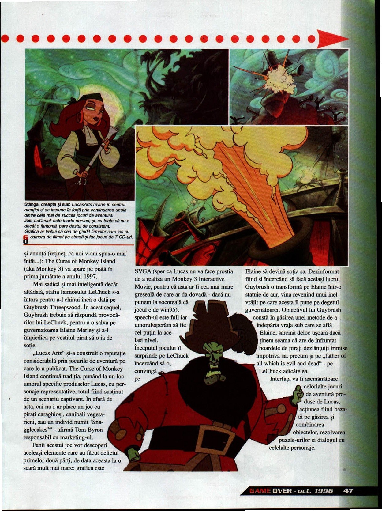 Numărul 4, pagina 49 — The Curse of Monkey Island