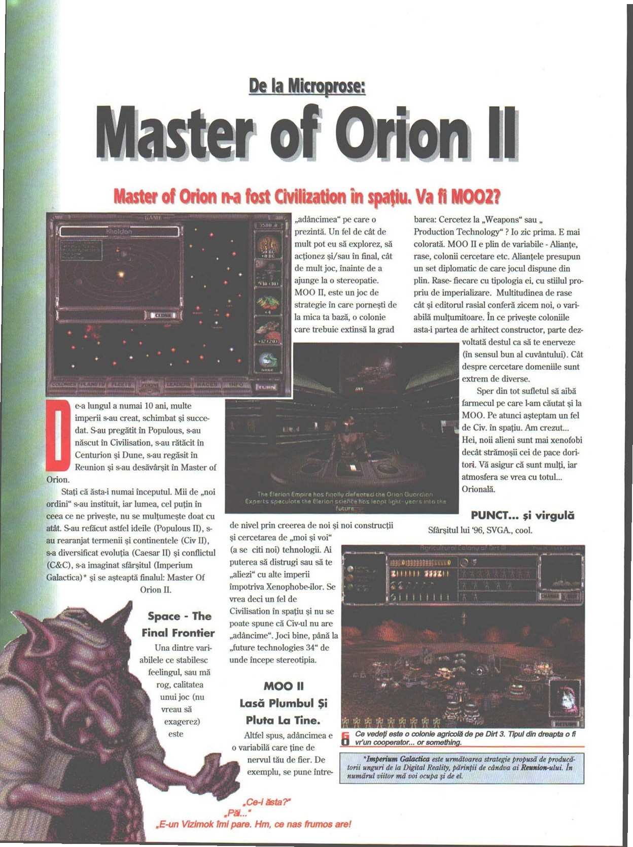 Numărul 4, pagina 50 — Master of Orion II