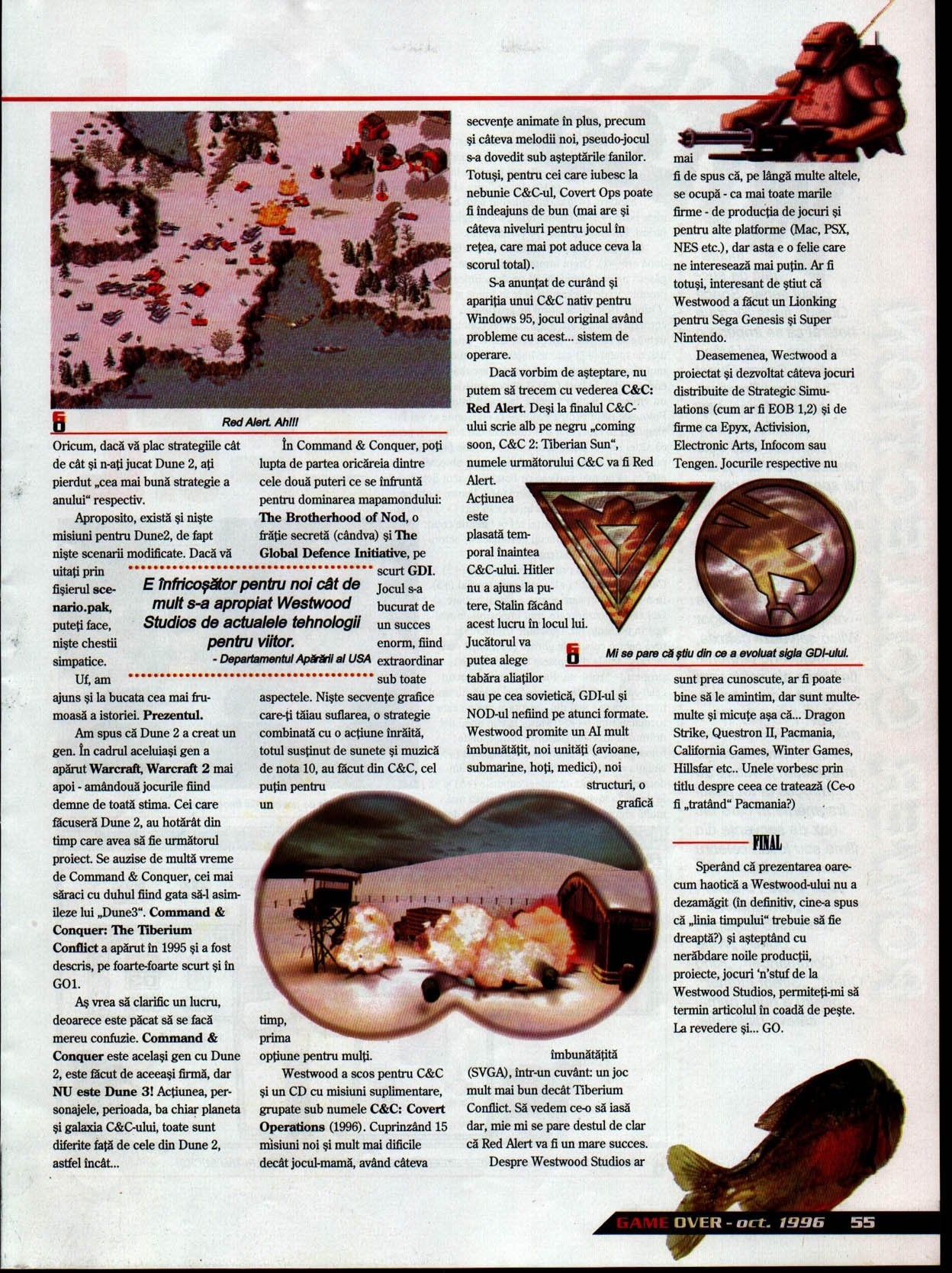Numărul 4, pagina 57 — TIME LINE: Westwood Studios