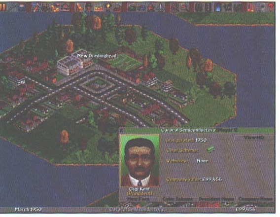 Transport Tycoon - New Dredinghead și fișa companiei